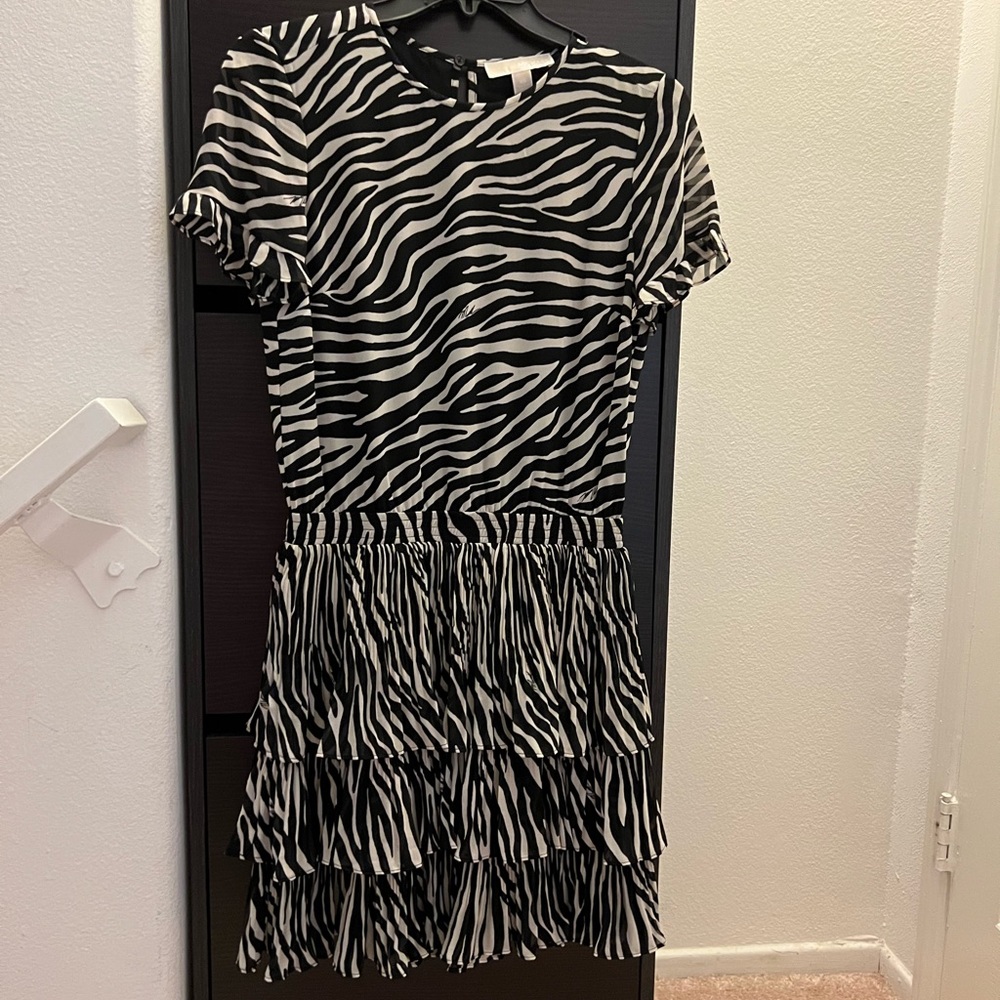 Michael Kors Tiered Ruffle Dress